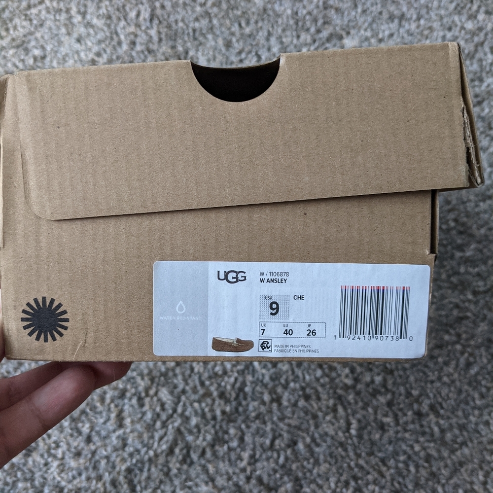 Ugg moccasin size 9 brand new